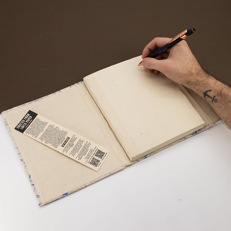 Lokta Mixed Flowers Notebook