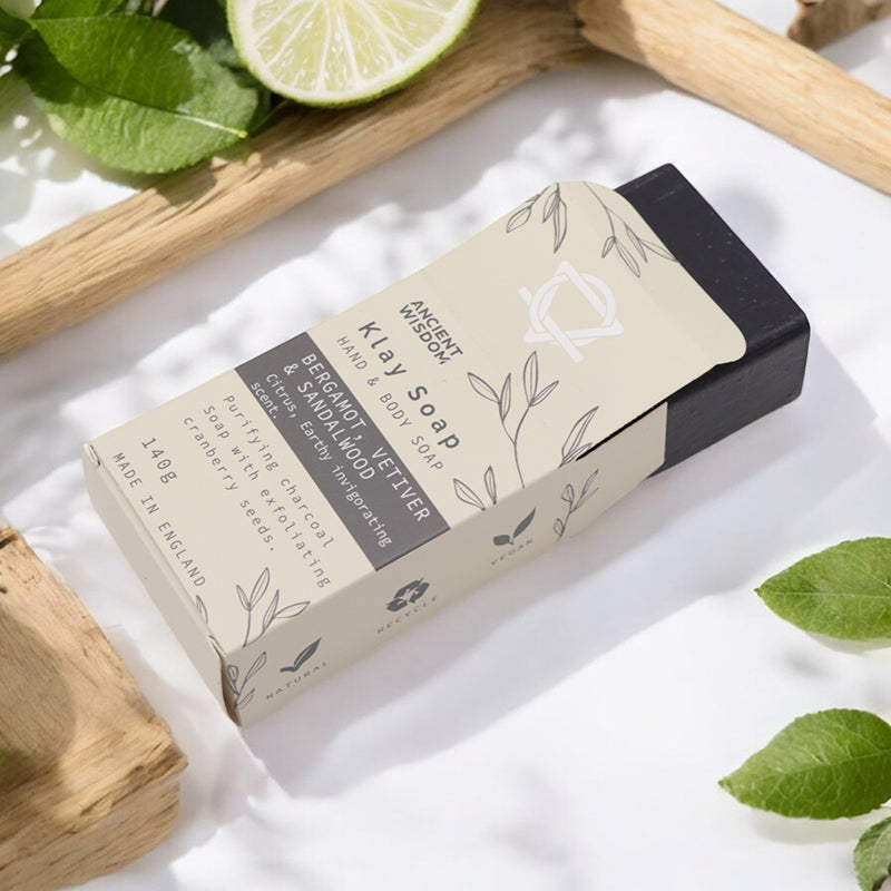 Fuller's Earth Clay Soap - Bergamot & Sandalwood