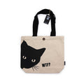 Cotton Black Cat Tote Bag