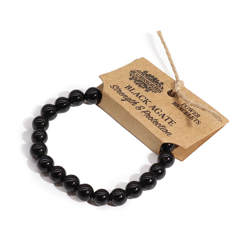 Black Agate Gemstone Bracelet