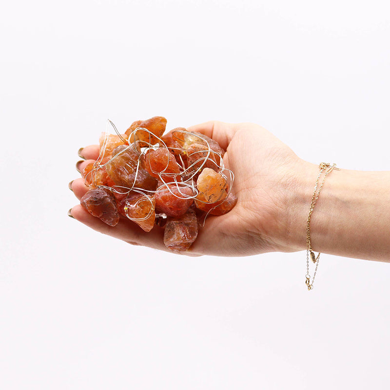 Orange Jade Enchantment Gemstone Lights