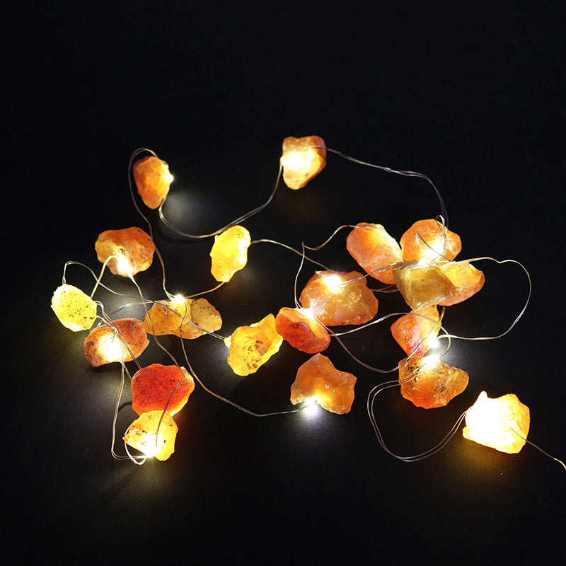 Orange Jade Enchantment Gemstone Lights