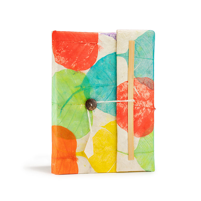 Lokta Colourful Leaves Notebook