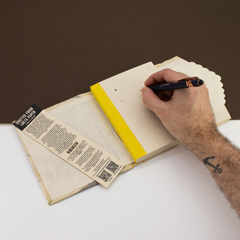 Lokta Bougainvillea Notebook
