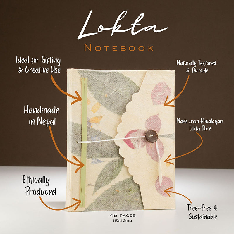 Lokta Bougainvillea Notebook