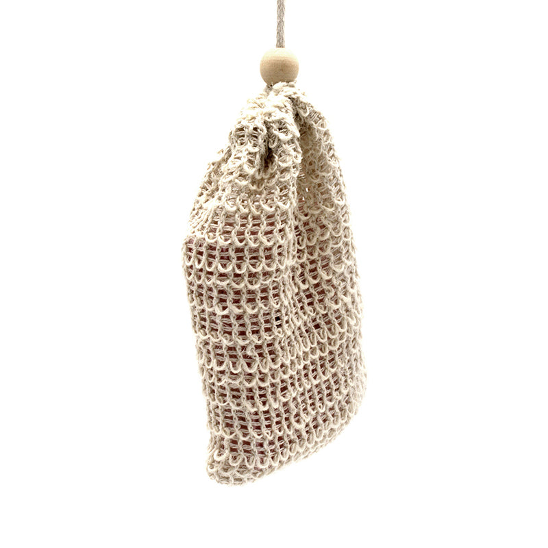 Exfoliating Soap Bag - Washed Jute