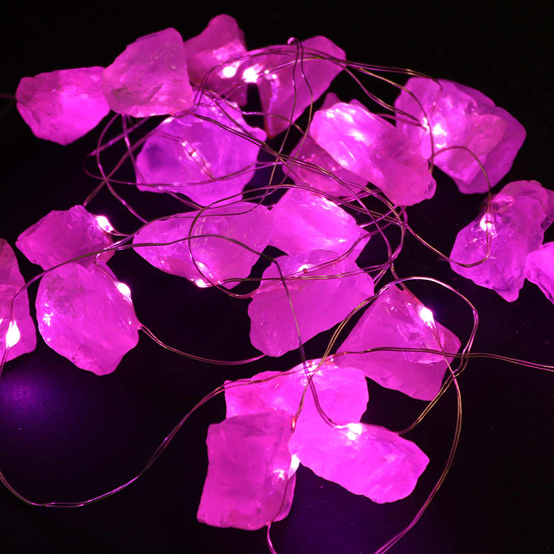 Rose Quartz Enchantment Gemstone Lights