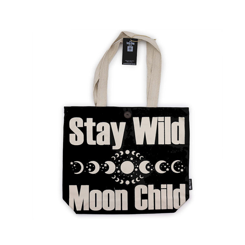Cotton Stay Wild, Mood Child Tote Bag