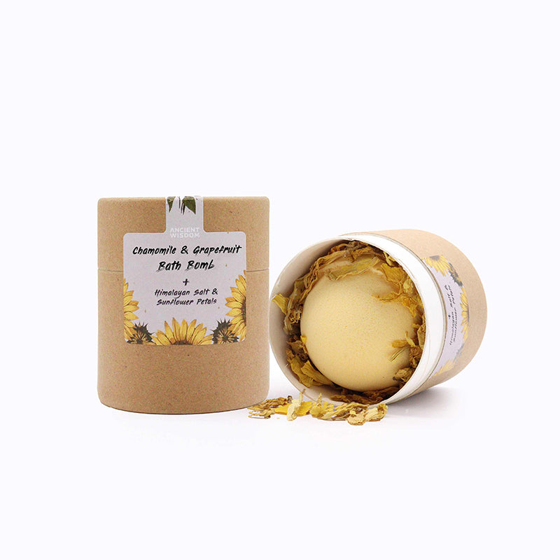 Chamomile & Grapefruit Bath Bomb