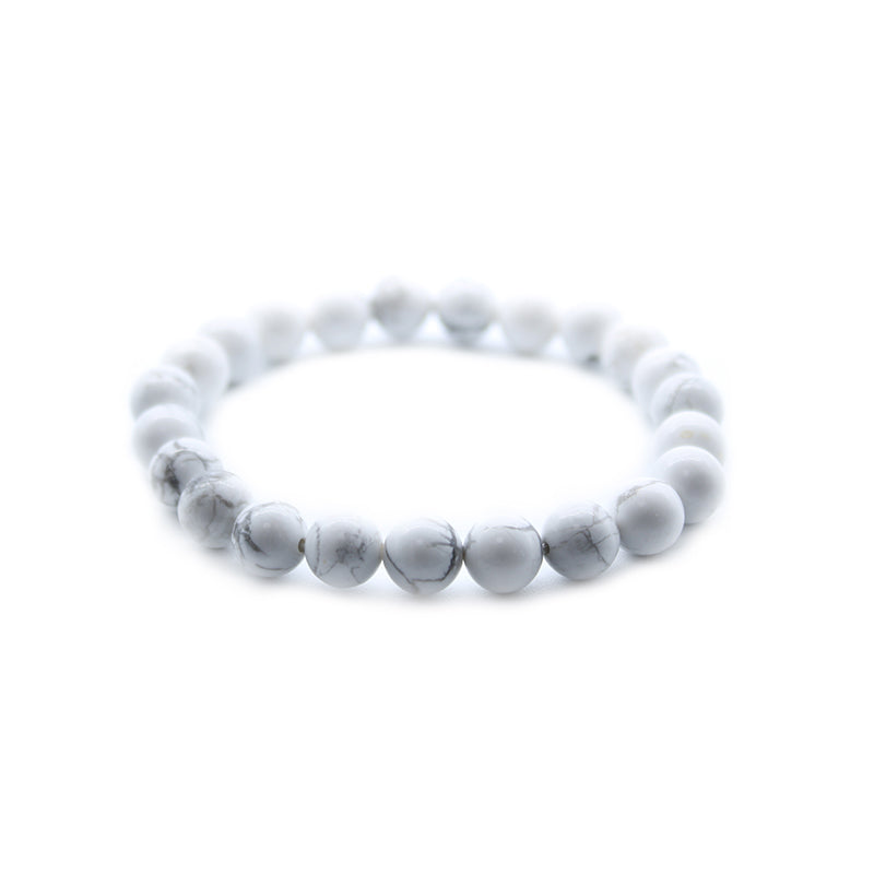 White Jasper Gemstone Bracelet