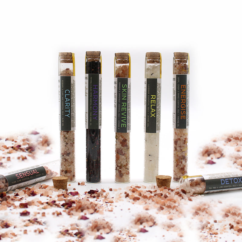 Bath Salt Gift Set - 7 Vials
